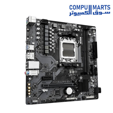 DDR5 memory slots on the GIGABYTE B840M H supporting 128 GB for Egypt users.
