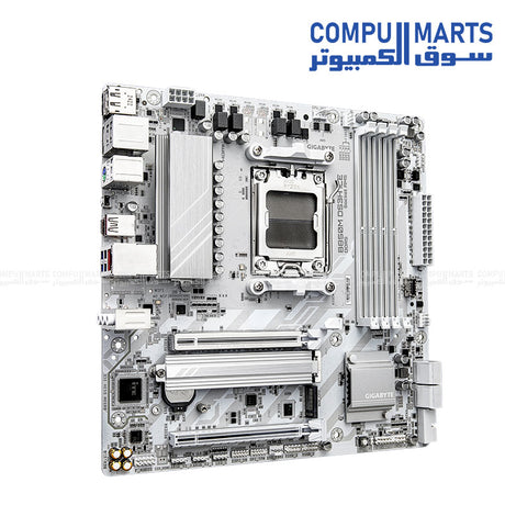 GIGABYTE B850M DS3H ICE – AM5 DDR5 Motherboard – Micro ATX – HDMI & DisplayPort – 2.5G LAN – Compumarts Egypt

