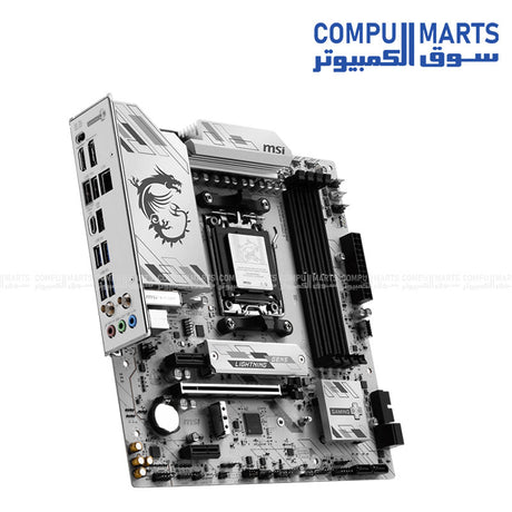 MSI B850M GAMING PLUS Wi-Fi 6E Micro-ATX Motherboard – AM5 Socket – DDR5 Support – Wi-Fi 6E – 2.5 Gb LAN
