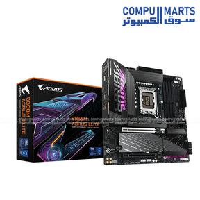 Gigabyte B860M AORUS ELITE motherboard – Intel LGA1851, DDR5, PCIe 5.0, 2.5GbE LAN – Egypt

