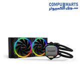 Be Quiet Pure Loop 2 FX 240 مم، مراوح Light Wings 120 مم عالية السرعة PWM و ARGB
