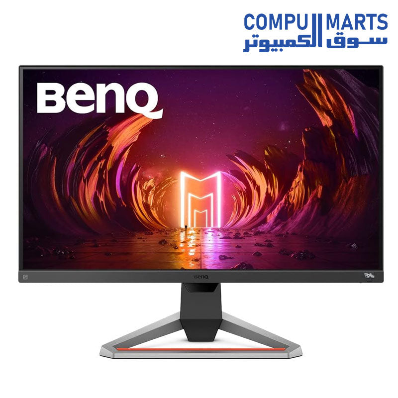 BenQ MOBIUZ EX2710S Gaming Monitor 27 FHD 1080p 165Hz 1ms IPS HDRi - 99% sRGB Color Optimizer - Eye-Care Tech Freesync Adjustable Height Swivel & Tilt Speakers DisplayPort HDMI