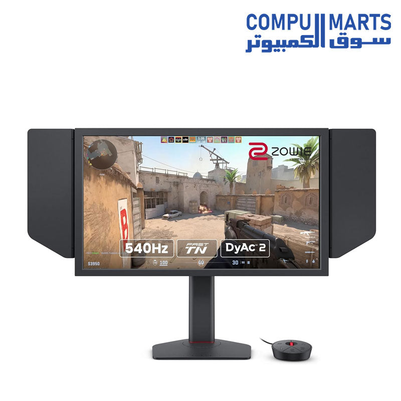 BenQ ZOWIE Gaming Monitor XL2586X 24.1-Inch Fast TN Panel 540Hz Full HD DyAc 2 0.5ms HDMI 2.1 DisplayPort 1.4 Gaming Monitor