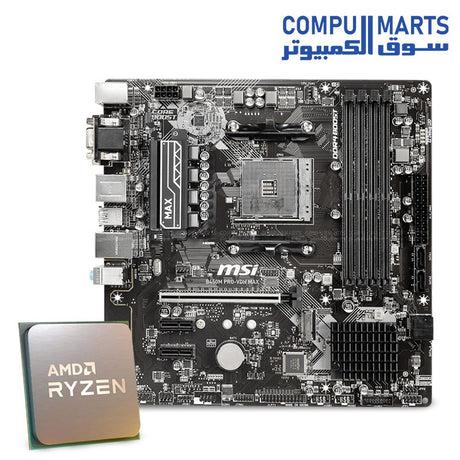 5500-Processors-AMD-Ryzen5-6cores-B450M-Motherboard-msi-amd