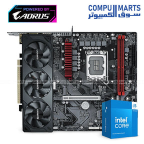 Bundle - Gigabyte -B760M G AC D4 -Gen5 -motherboard-ntel Core i5-14400F- CPU- Gigabyte- RTX -5060 -OC -Low Profile- 8G
