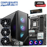 Bundle - MSI MAG FORGE -321R -case-A850GL -PSU-SPATIUM- M450 -SSD- CORELIQUID- A15- 360- cooler- B850- Gaming Plus -WiFi -motherboard- Ryzen 7- 8700F- CPU-32GB -DDR5-6000 RGB- RAM- RTX -5080 -SUPRIM GPU 
