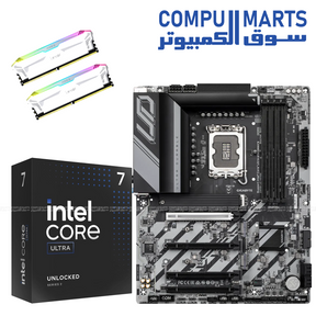 Lexar ARES DDR5 RGB 32GB 6800MHz bundle with Intel Core Ultra 7 270K Plus and GIGABYTE Z890 UD in Egypt