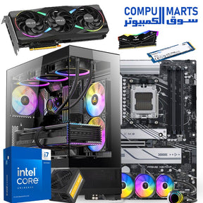 Premium Gaming PC Bundle with Intel Core i7-14700KF, RTX 5070, Z790 Motherboard, 32GB DDR5 RAM, 500GB Gen4 SSD, Antec CX700 Case, and 360mm Liquid Cooler – Built for High-End Gaming in Egypt