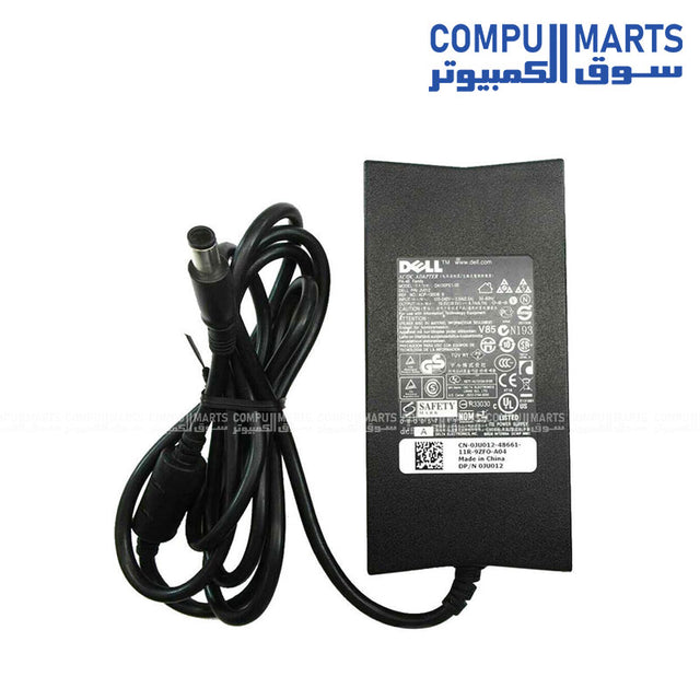 Dell Original Used 130W laptop charger 19V 6.7A