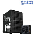 Cooler Master QUBE 500 Flatpack Mid Tower Case Black with MWE Bronze 750W ATX PSU