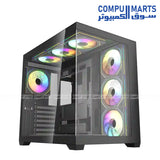 Fantech Lumina CG85X gaming case for ATX motherboards