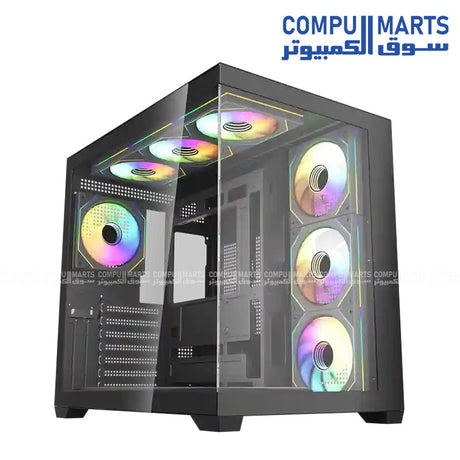Fantech Lumina CG85X gaming case for ATX motherboards