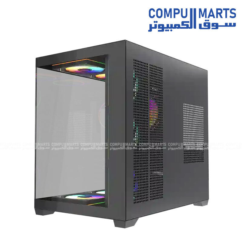 Fantech CG85X Gaming Case with Tempered Glass Panels