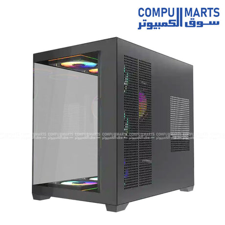 Fantech CG85X Gaming Case with Tempered Glass Panels