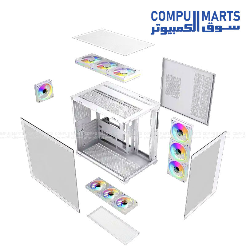 Fantech Lumina CG85X Case with 175 mm CPU Cooler Support