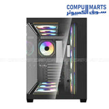 Fantech Lumina CG85X gaming case with 400 mm GPU support
