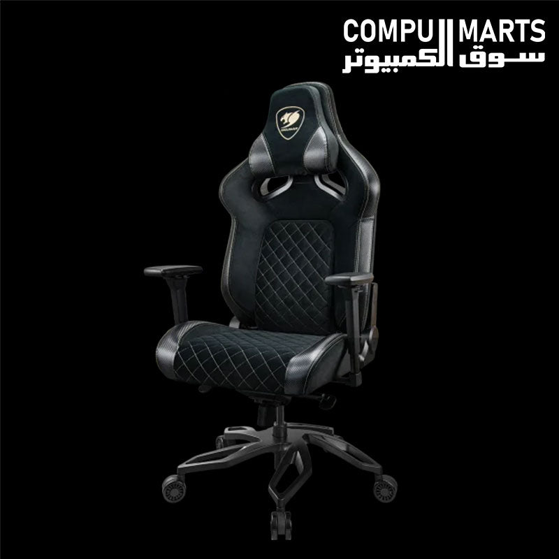 COUGAR TITAN PRO V2 gaming chair with LiftBack Lumbar Support System
