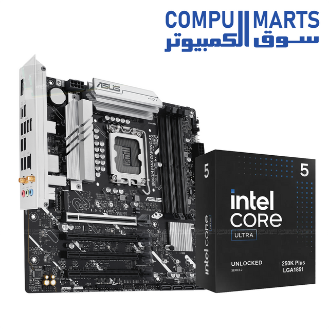 CMK 1 Intel Core Ultra 5 250K Plus and ASUS B860M MAX GAMING AX Bundle