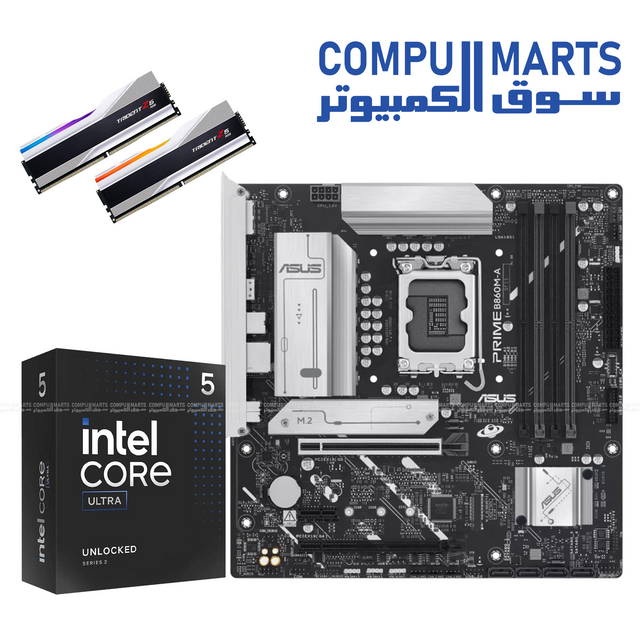 Intel Core Ultra 5 245KF – Bundle – ASUS – DDR5 RGB Gaming Combo