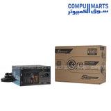 Seasonic Core GC-750 ATX3 750W power supply with 80 Plus Gold efficiency ATX form factor Hydro Dynamic Bearing fan and S2FC intelligent fan control available in Egypt