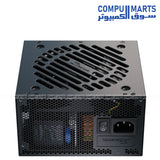 Fully modular ATX power supply with braided black cables OptiSink design and Cybenetics A- noise level available at Compumarts