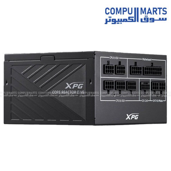 XPG Core Reactor II VE Modular Power Supply – 750W / 850W – 80 Plus Gold, ATX 3.1, Modular PSU with 120mm FDB fan