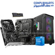 Gaming PC bundle with Intel i5-12400F RTX 3050 6GB 16GB RAM NVMe SSD MSI H610 motherboard Sky Wave case