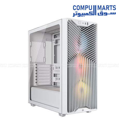3200D RS ARGB – PC Case – Corsair – Mid Tower Airflow RGB Tempered Glass ATX Compatible