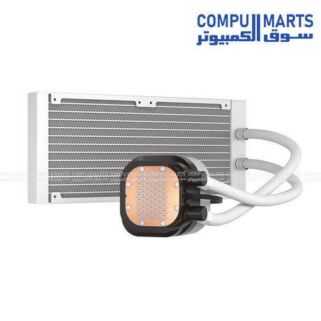 Corsair Nautilus 240 RS ARGB 240mm liquid CPU cooler dual fan radiator RGB cooling system Intel AMD compatible
