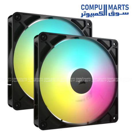Corsair RS140 ARGB 140mm PWM dual pack RGB case cooling fans