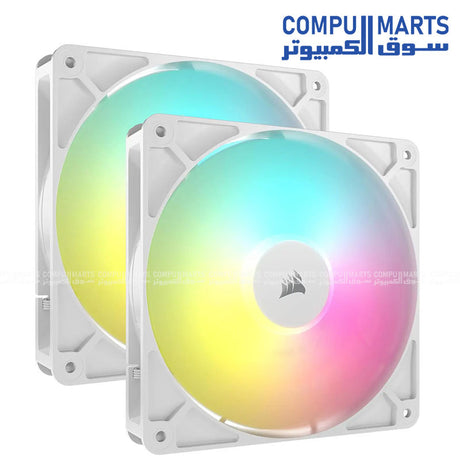 Corsair RS140 ARGB 140mm PWM dual pack RGB case cooling fans