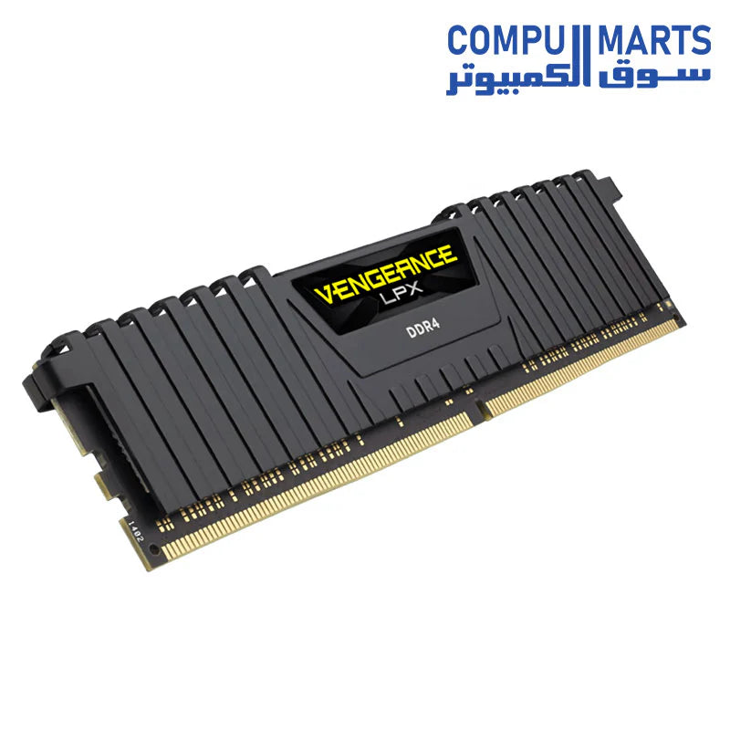 CORSAIR VENGEANCE LPX DDR4 8GB 3200MHz C16 black desktop memory kit