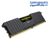 CORSAIR VENGEANCE LPX DDR4 8GB 3200MHz C16 black desktop memory kit
