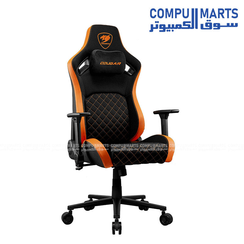 COUGAR Defensor ergonomic gaming chair with 4D folding armrests
