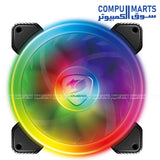 VORTEX RGB SPB 120 – Case Fan – Cougar – 120mm PWM RGB fan with 24 LEDs and HDB bearing