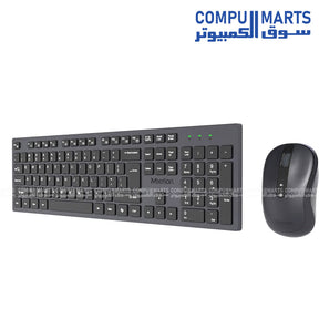 Meetion CW216 Wireless Keyboard and Mouse Combo slim silent design
