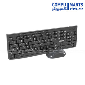 Meetion CW295 Wireless Keyboard and Mouse Combo slim silent design