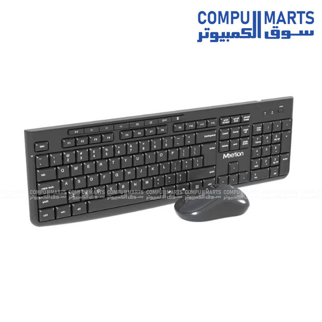 Meetion CW295 Wireless Keyboard and Mouse Combo slim silent design