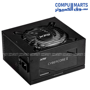 XPG Cybercore II 1000W / 1300W 80 Plus Platinum Fully Modular ATX 3.1 Power Supply with 120mm fan and 10-year warranty – Egypt