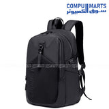 Black Chantria Super Five FB00701 water-resistant backpack with multi-pockets