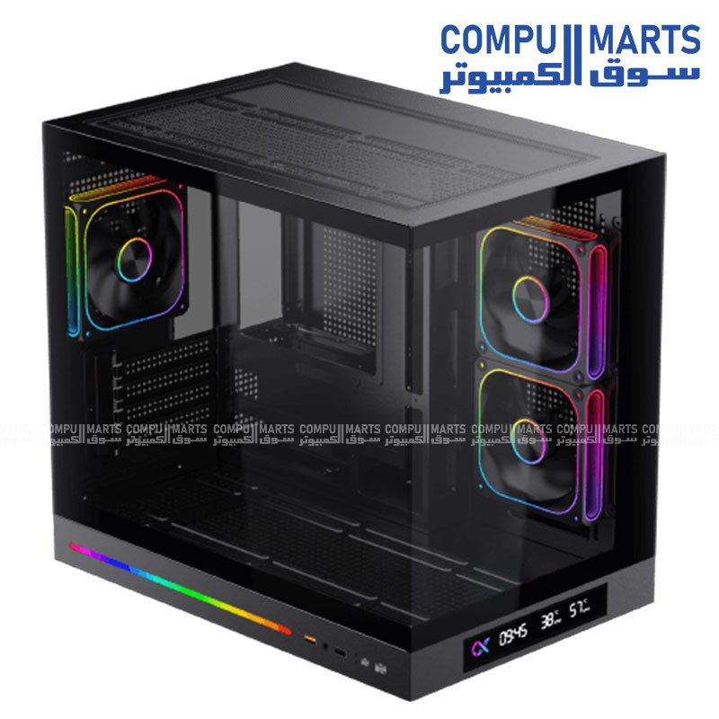 Cloud M DGT 3AF – PC Case – Xigmatek – Micro ATX High Airflow Gaming Case with Large GPU Support