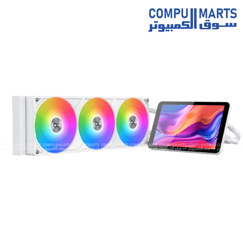 CONNECT- PRO -360 -Liquid- CPU -Cooler- with 7-inch- LCD- Display-360mm- Radiator, ARGB Fans for Intel & AMD