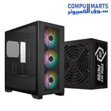 كيس Cooler Master Elite 301 Lite + مزود الطاقة Elite NEX PN700 230V
