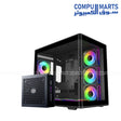 Cooler Master Elite 600 case with GX II Gold 850W PSU tempered glass ARGB fans ATX mid tower black Egypt