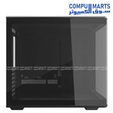 Cooler Master Elite 600 ARGB ATX mid tower cabinet with tempered glass side panel and RGB lighting for gaming PC setup