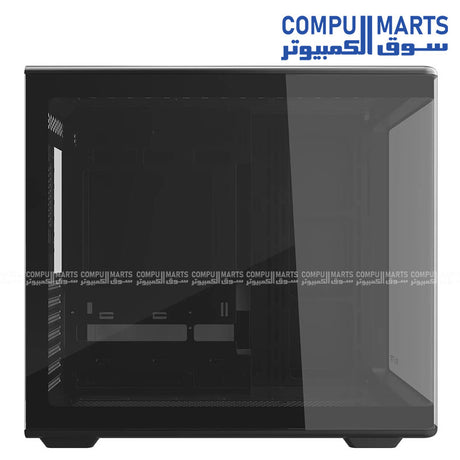 Cooler Master Elite 600 ARGB ATX mid tower cabinet with tempered glass side panel and RGB lighting for gaming PC setup