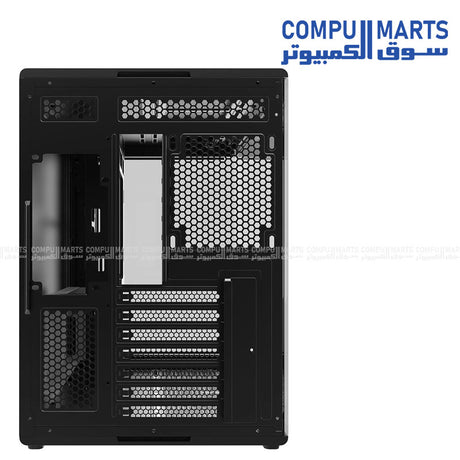 Cooler Master Elite 600 ARGB ATX mid tower cabinet with tempered glass side panel and RGB lighting for gaming PC setup