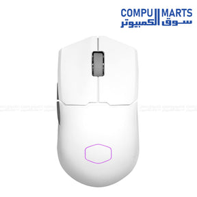 Cooler Master MM712 Hybrid Wireless Gaming Mouse White Matte – 19000 DPI precision sensor