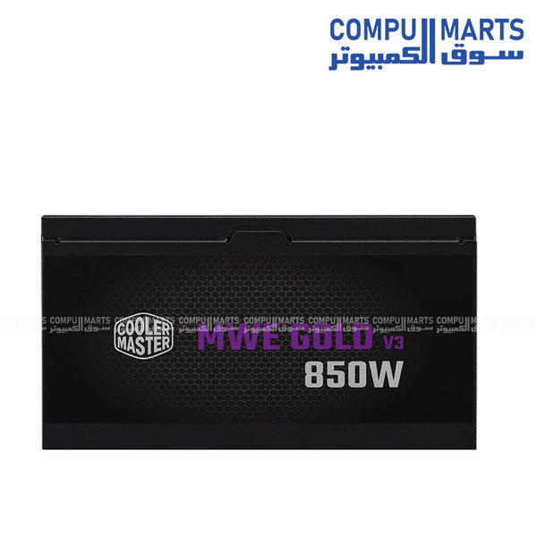 Cooler Master MWE Gold 850 V3 ATX 3.1 Fully Modular 80+ Gold Power Supply – 850W