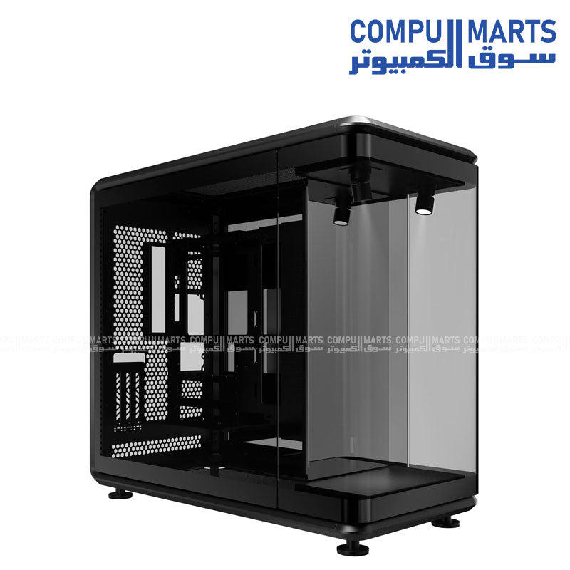 Cooler Master MasterFrame 360 PANORAMA mid tower case tempered glass ATX BTF support